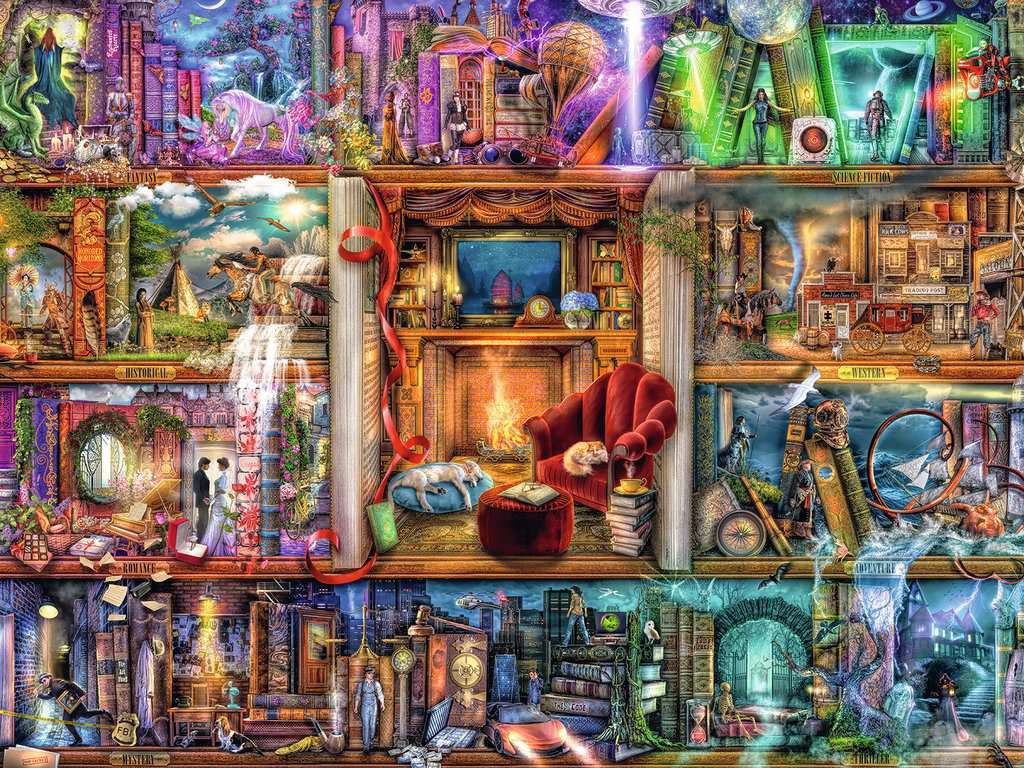 Ravensburger - The Grand Library 1500 Adult's Jigsaw Puzzle