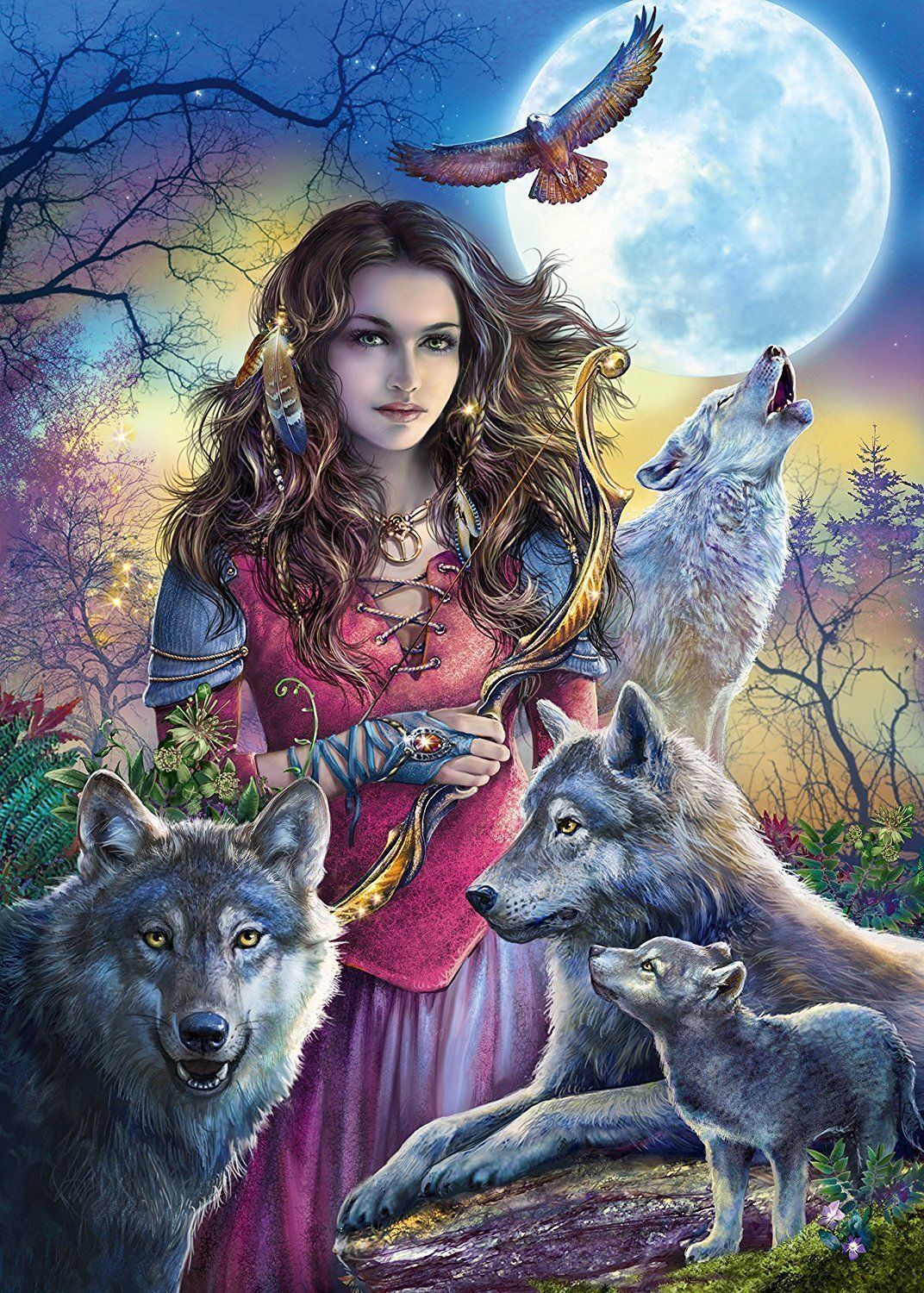 Ravensburger - Protector of Wolves Puzzle 1000 Pieces