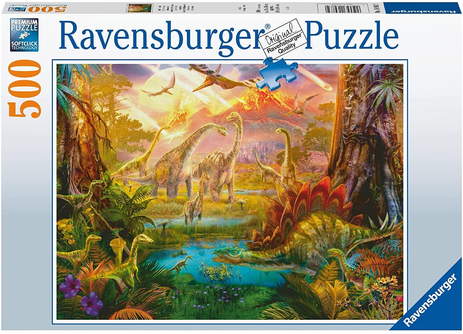 Ravensburger - Land of the Dinosaurs 500 Piece Puzzle