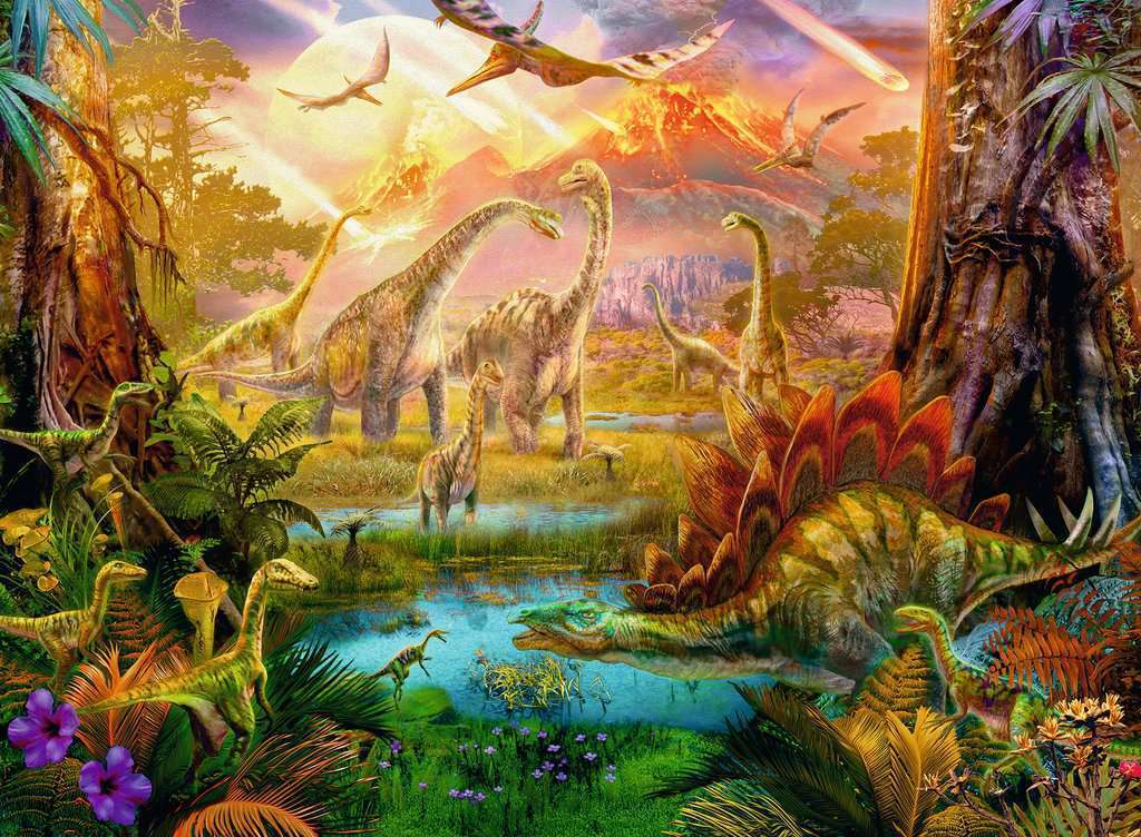 Ravensburger - Land of the Dinosaurs 500 Piece Puzzle