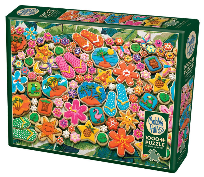 Cobble Hill - Tropical Cookies 1000 Piece Jigsaw Puzzle