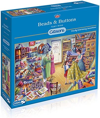 Gibsons - Beads & Buttons 1000 Piece Jigsaw Puzzle