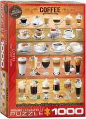 Eurographics - Coffee 1000 Piece Jigsaw Puzzle