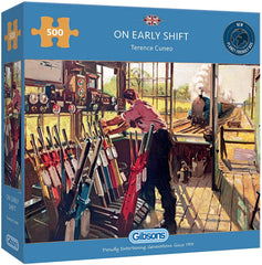 Gibsons - On Early Shift 500 Piece Jigsaw Puzzle