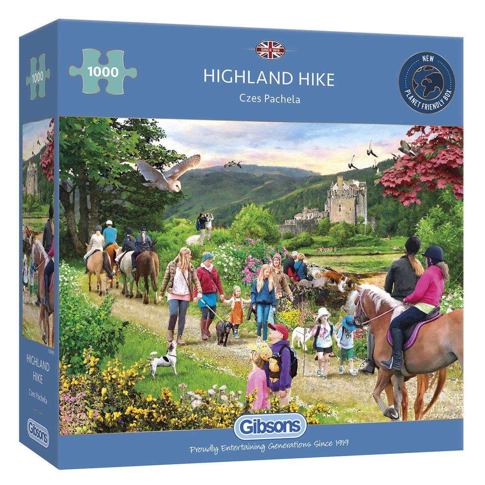 Gibsons - Highland Hike 1000 Piece Jigsaw Puzzle