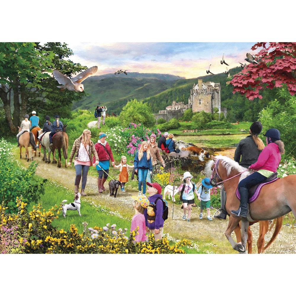 Gibsons - Highland Hike 1000 Piece Jigsaw Puzzle