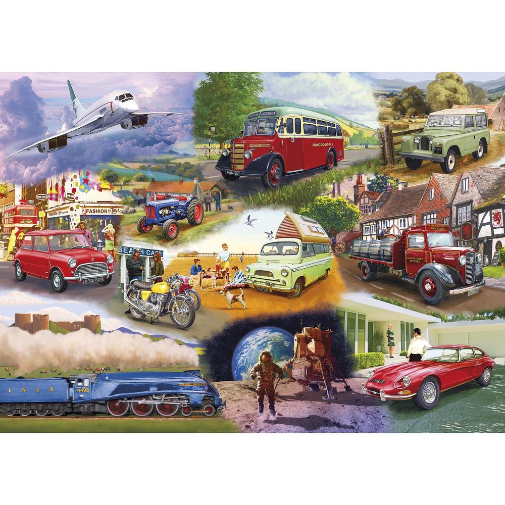 Gibsons - Iconic Engines 1000 Piece Jigsaw Puzzle