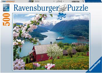 Ravensburger - Idylle Scandinavia 500 Piece Family Jigsaw Puzzle