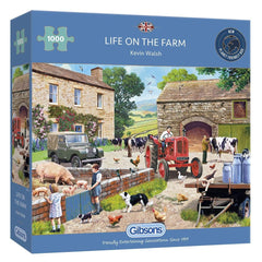 Gibsons - Life on the Farm 1000 Piece Jigsaw Puzzle