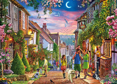 Gibsons - Mermaid Street, Rye 500 Piece Large Format Jigsaw Puzzle - DISC