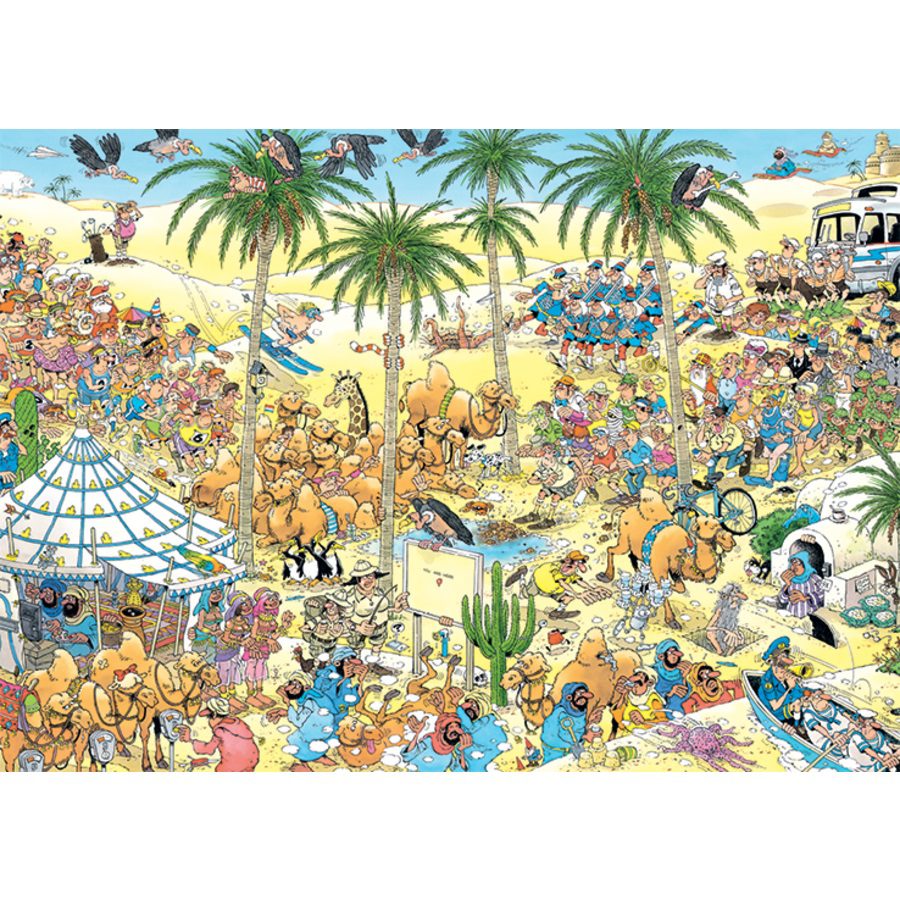 Jumbo - Jan van Haasteren: The Oasis 1000 Piece Adult's Jigsaw Puzzle