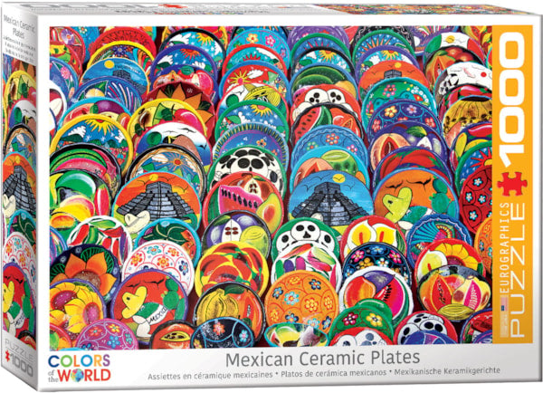 Eurographics - Mexican Ceramic Plates 1000 Piece Jigsaw Puzzle