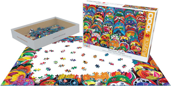 Eurographics - Mexican Ceramic Plates 1000 Piece Jigsaw Puzzle