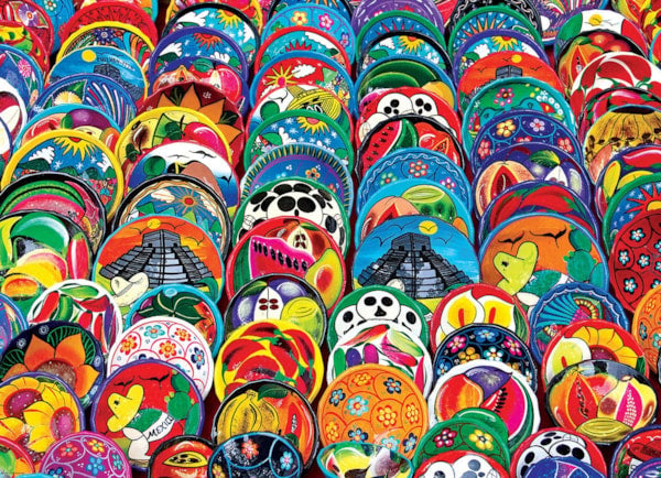 Eurographics - Mexican Ceramic Plates 1000 Piece Jigsaw Puzzle