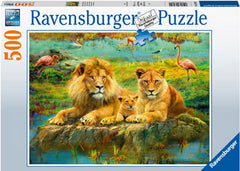 Ravensburger - Lions in the Savannah 500 Piece Family Jigsaw Puzzle