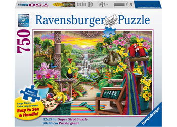 Ravensburger - Tropical Retreat 750 Piece Large Format Adult's Puzzle