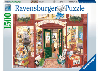 Ravensburger - Wordsmiths Bookshop 1500 Piece Adult's Jigsaw Puzzle