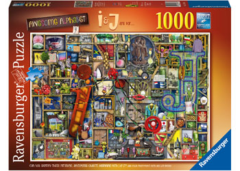 Ravensburger - Colin Thompson: Awesome Alphabet I&J 1000 Piece Jigsaw Puzzle