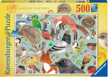 Ravensburger - Garden Visitors 500 Piece Puzzle