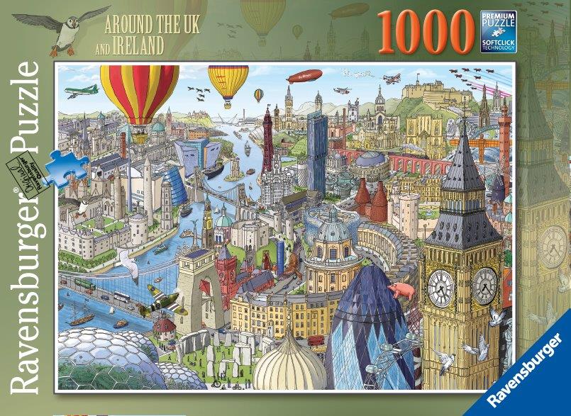 Ravensburger - Around the UK and Ireland 1000 Piece Adult's Puzzle