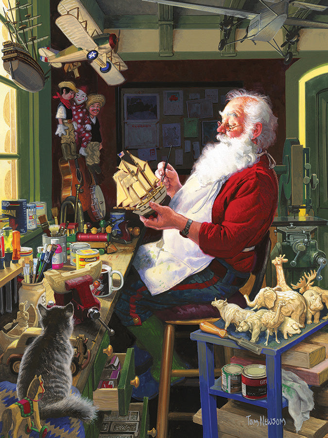 Cobble Hill - Santa's Workbench 500 Piece Jigsaw Puzzle