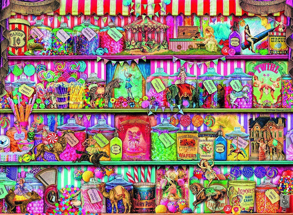 Ravensburger - Aimee Stewart : The Sweet Shop 500 Piece Family Jigsaw Puzzle