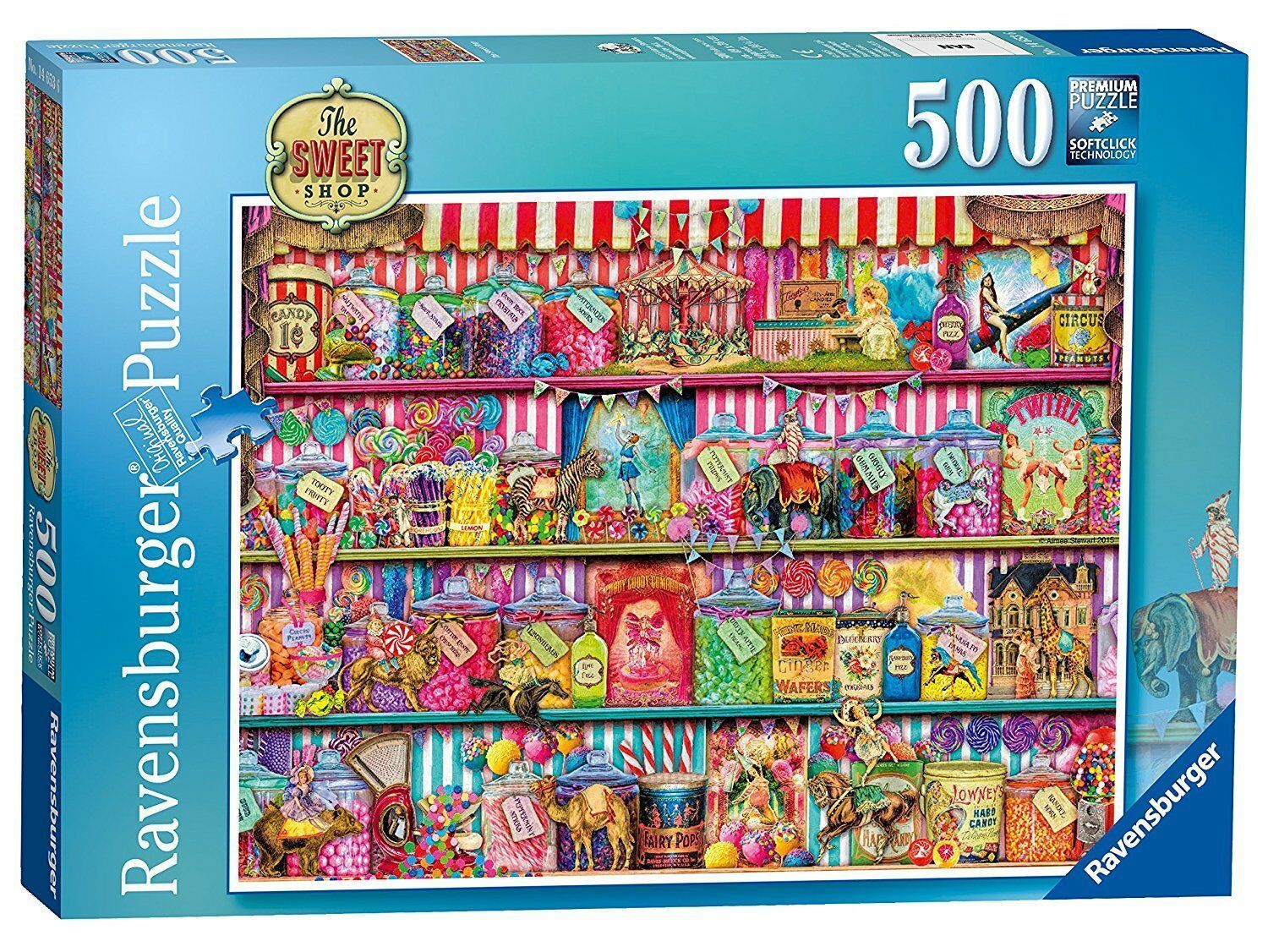 Ravensburger - Aimee Stewart : The Sweet Shop 500 Piece Family Jigsaw Puzzle