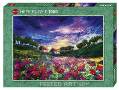 HEYE - Felted Art: Sundown Poppies 1000 Piece Jigsaw Puzzle