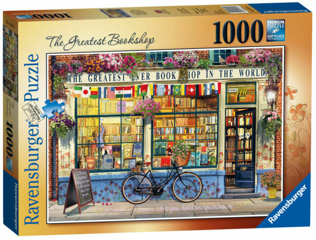 Ravensburger - The Greatest Bookshop 1000 Piece Adult Puzzle