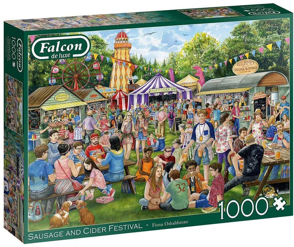 Falcon - Sausage & Cider Festival 1000 Piece Adult's Jigsaw Puzzle