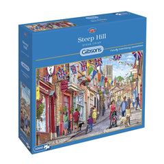 Gibsons - Steep Hill 1000 Piece Jigsaw Puzzle