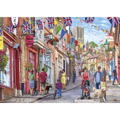 Gibsons - Steep Hill 1000 Piece Jigsaw Puzzle