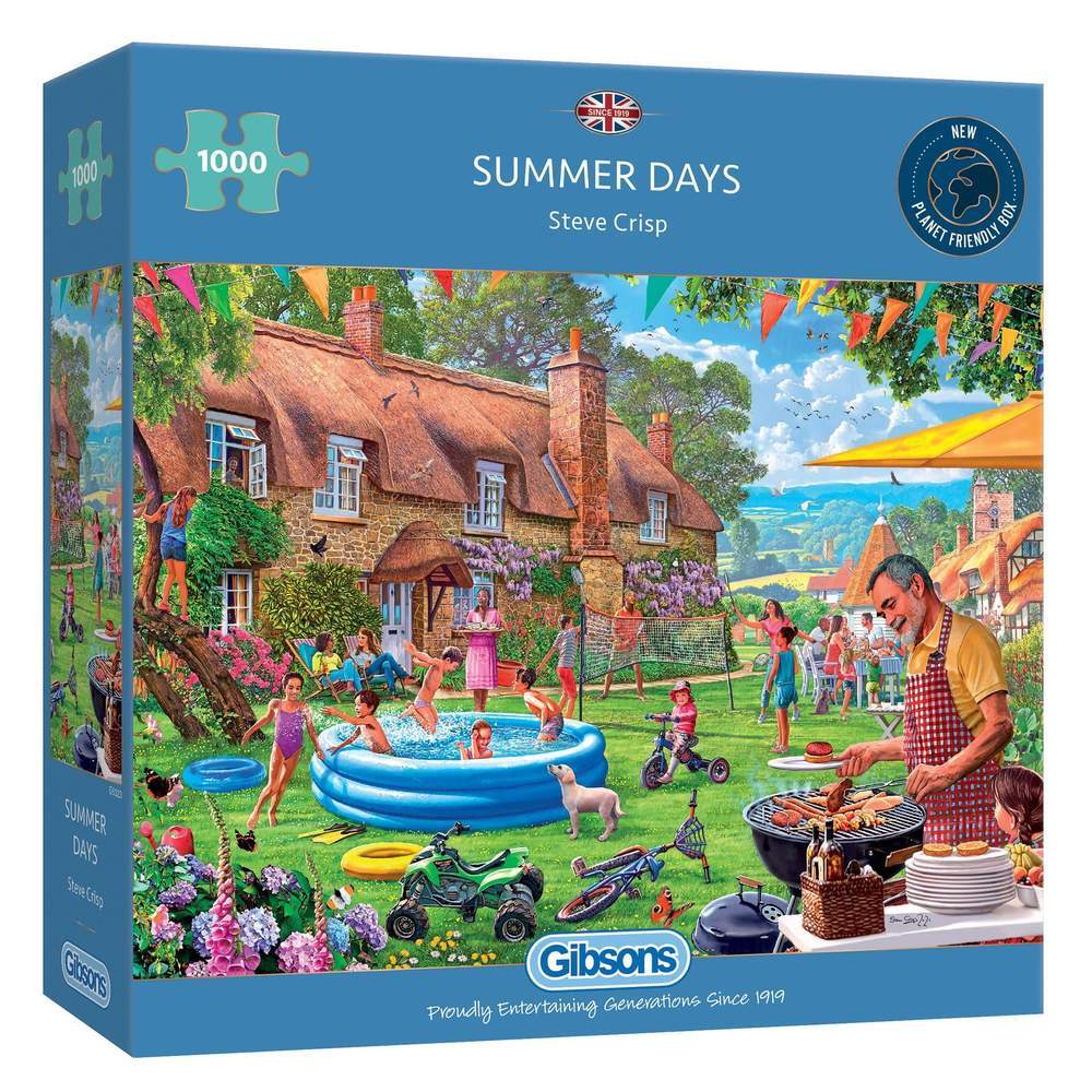 Gibsons - Summer Days 1000 Piece Jigsaw Puzzle