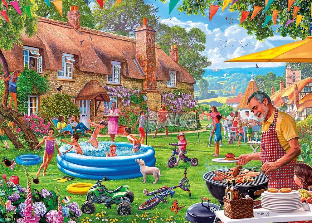 Gibsons - Summer Days 1000 Piece Jigsaw Puzzle