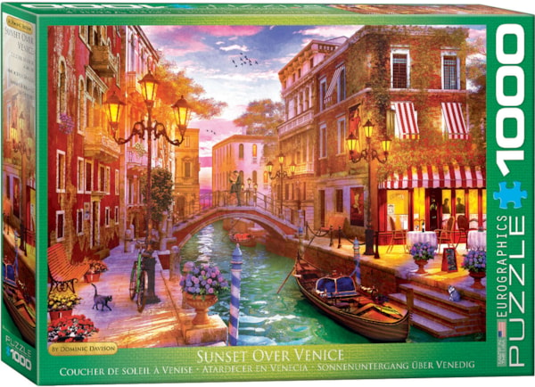 Eurographics - Sunset Over Venice 1000 Piece Jigsaw Puzzle