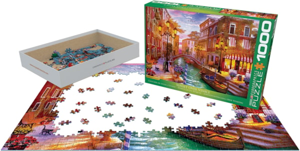 Eurographics - Sunset Over Venice 1000 Piece Jigsaw Puzzle