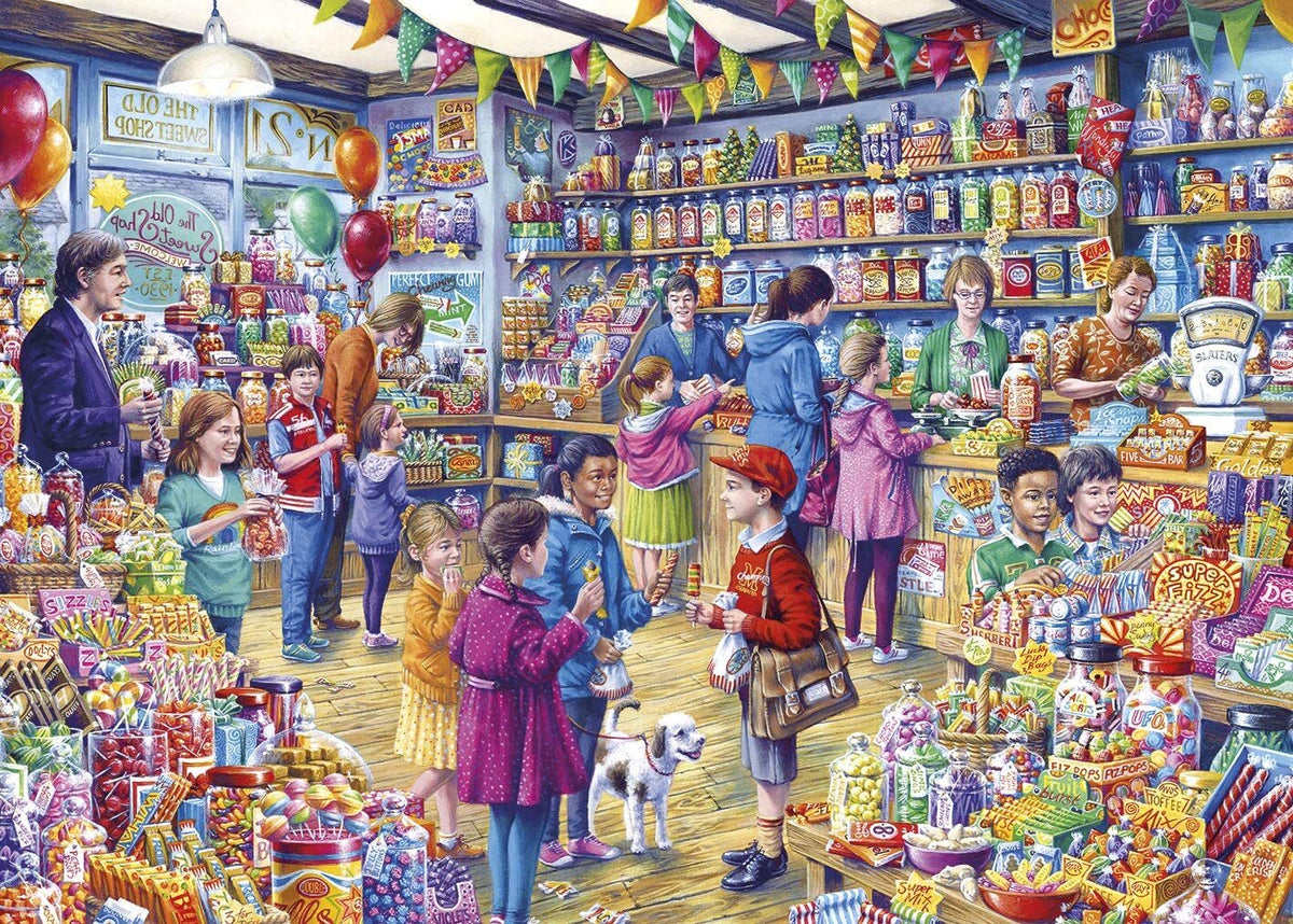 Gibsons - The Old Sweet Shop 1000 Piece Jigsaw Puzzle