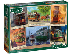 Falcon - Vintage Trams 1000 Piece Adult's Jigsaw Puzzle