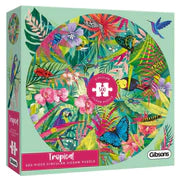 Gibsons - Tropical Circular 500 Piece Jigsaw Puzzle- DISC