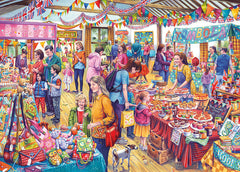 Gibsons - Village Tombola 1000 Piece Jigsaw Puzzle