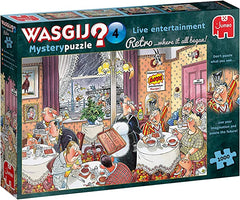 Jumbo - Wasgij? Retro Mystery #4 Live Entertainment 1000 Piece Adult's Jigsaw Puzzle